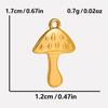6pcs Real Gold Plated Sun Moon Star Charm Cross Stainless Steel Charms For Jewelry Making Supplies Flower Heart Handmade Pendant
