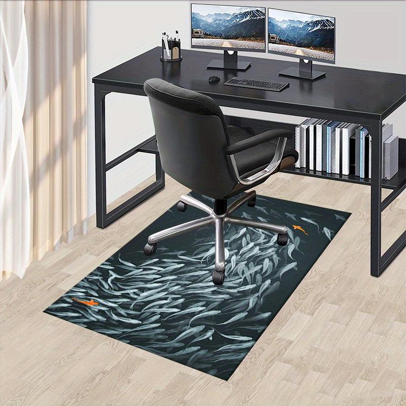 

1pc. Unique Goldfish School Design Rug for Home Decor, Office Carpet, Outdoor Mat, Gift Idea - Vibrant Fish Pattern Floor Covering 60cm by 90cm
