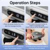 6-Head Fascia Gun High-Frequency Vibration Body Massage Relaxation High Frequency Back Massage Muscle Health Care Massager Gift