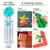 1Pc Multi-function Paper Cutter Creasing Machine 360-degree Rotary Paper Cutter 4 IN 1 for Hand-Cutting Card Art Tools