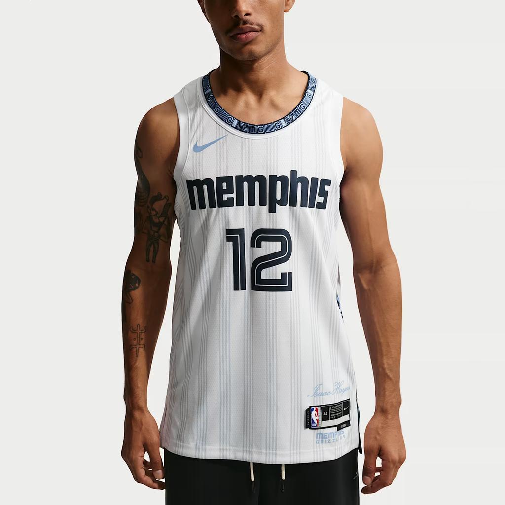 Nike NBA FW25 Image Morant Memphis Grizzlies City Edition Comfortable Soft Skin-Friendly Crew Neck Pullover Basketball Jersey Men Jersey HM5986-104