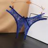 Sexy Lingerie Women's Sexual Panties Crotchless Opening Transparent G-strings Thongs Bow Underwear for Women Lace Erotic Panties
