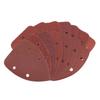 30Pcs Mouse Sander Sandpaper 5 Hole Backing Sand Sheets Abrasive Material for Wood Metal Plastic Applications