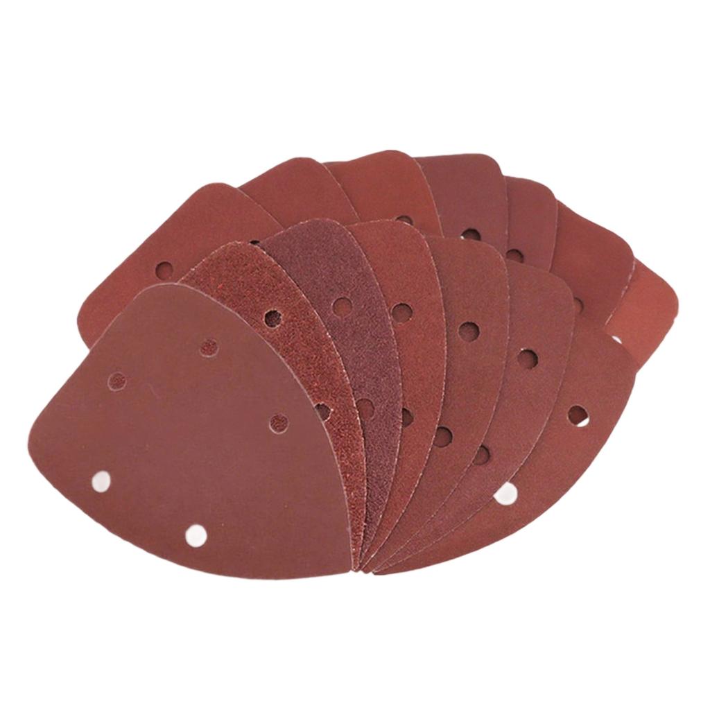 30Pcs Mouse Sander Sandpaper 5 Hole Backing Sand Sheets Abrasive Material for Wood Metal Plastic Applications