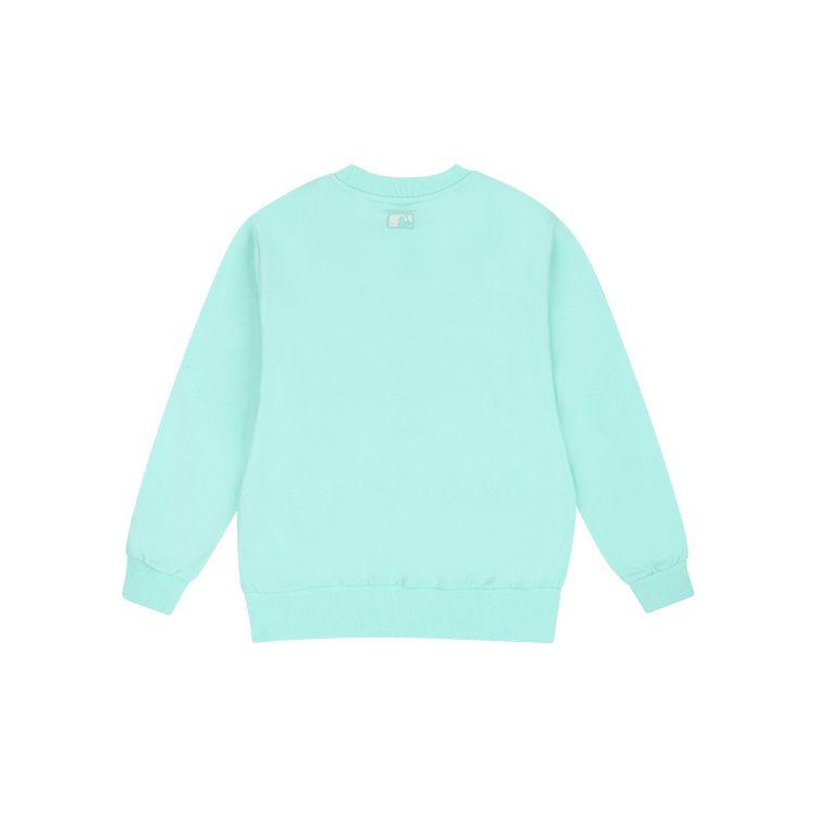 MLB Geborduurd Logo Sport Casual Ronde Hals Lange Mouw Sweatshirt Unisex sweatshirt Muntgroen 31MT01011-07T
