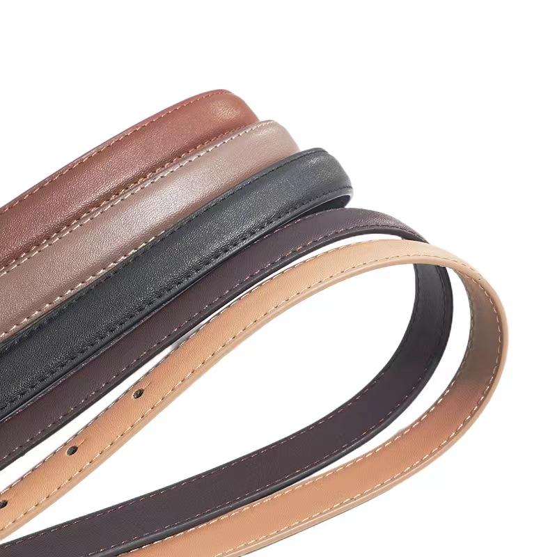 Women's Genuine Leather Belt - Retro, Versatile & Stylish for Jeans or Dresses