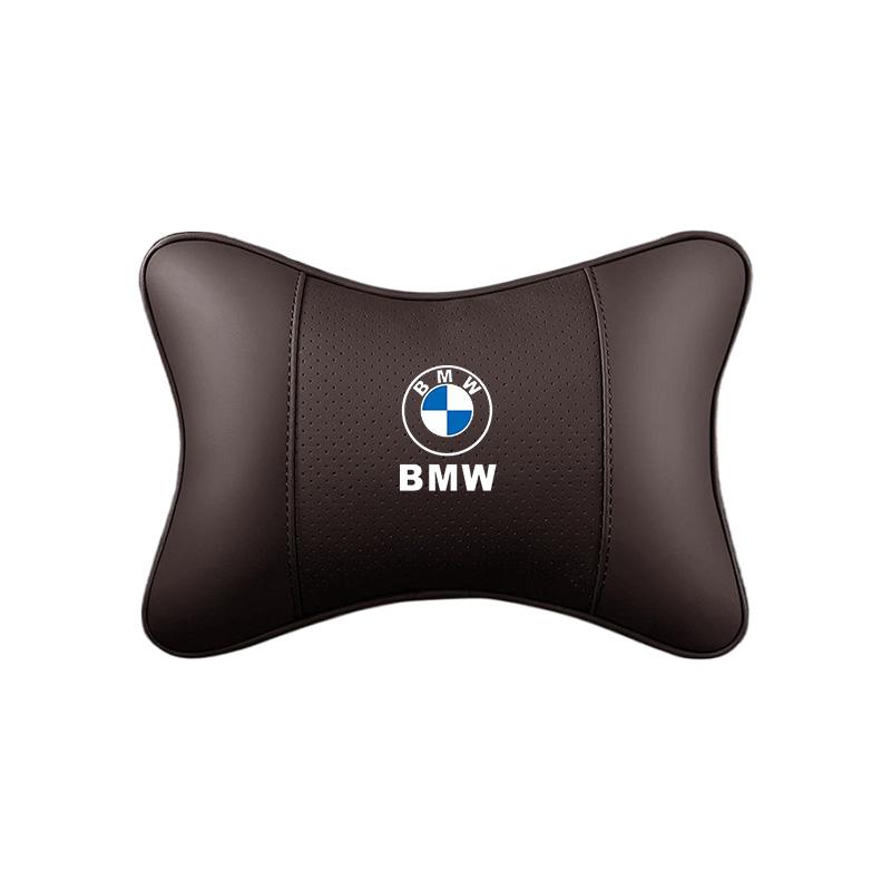Car Leather Seat Headrest Neck Pillow Head Cushion Interior For BMW X1 X2 X3 X5 X4 X6 X7 G30 G20 G32 G11 G12 F40 F30 F20 F10 F34