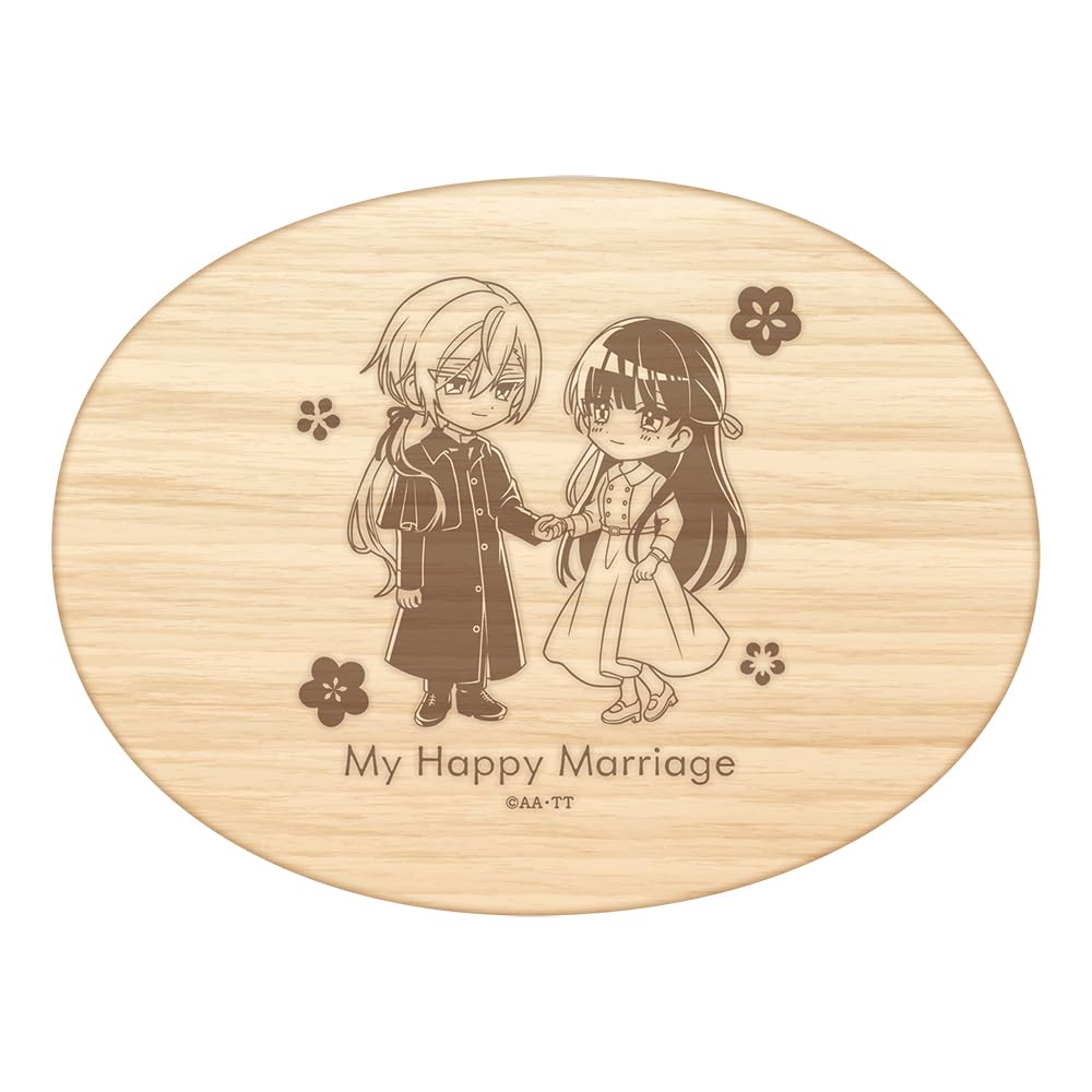 

KADOKAWA My Happy Marriage Fujimi L Bunko 10th Anniversary Magewappa Lunch Box H135 x W180 x D70mm Natural Wood Approx.