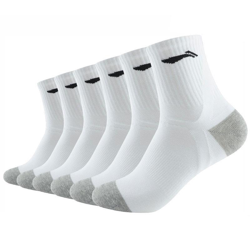 Li Ning Crew Socks Unisex 6 Pack LNMB941-2 L