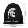 Custom Warrior Of Sparta Beanie Cap Unisex Winter Bonnet Homme Knitted Hats Cool Outdoor Ski Spartan Skullies Beanies Caps