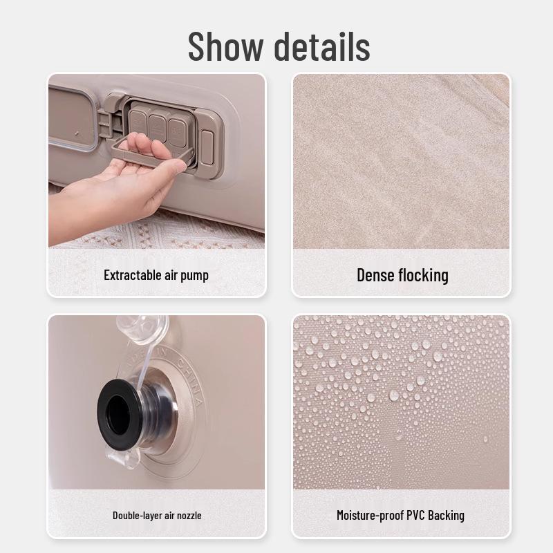 Portable Outdoor Inflatable Recliner Sofa - Foldable, Lightweight, and Perfect for Relaxing or Sleeping