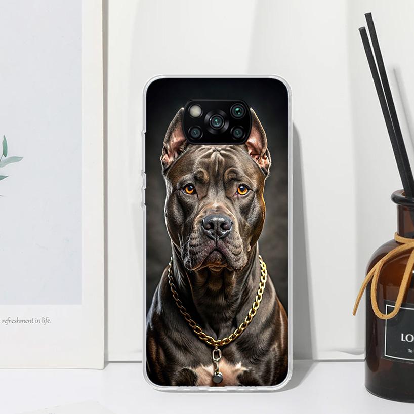 

Pit Bull Pet Dog Pitbull Phone Case For Xiaomi Poco X7 X6 X5 M7 M8 Pro F7 Ultra Redmi 15C 15 13C 13 12C 12 10 10C 10A Art Fundas Redmi 15C 4G