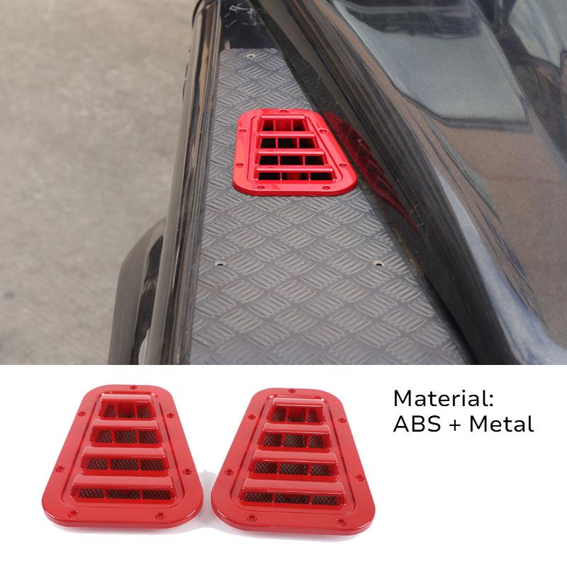 For Land Rover Defender 90 110 130 2004-2018 Aluminum Alloy Black Car Hood Protection Panel Decorate Stickers Car Accessories