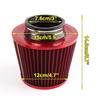 Performance High Flow Inlet Cold Air Intake Cone Replacement Dry Filter RED  3".