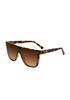 Dee Franklin Infinity Sunglasses, Carey/Gradient Brown, DFKSUN1526-0803