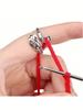 1/2/3/4pc Adjustable Knitting Loop Set: Crochet Loop, Knitting Ring Yarn Guides For Needlework
