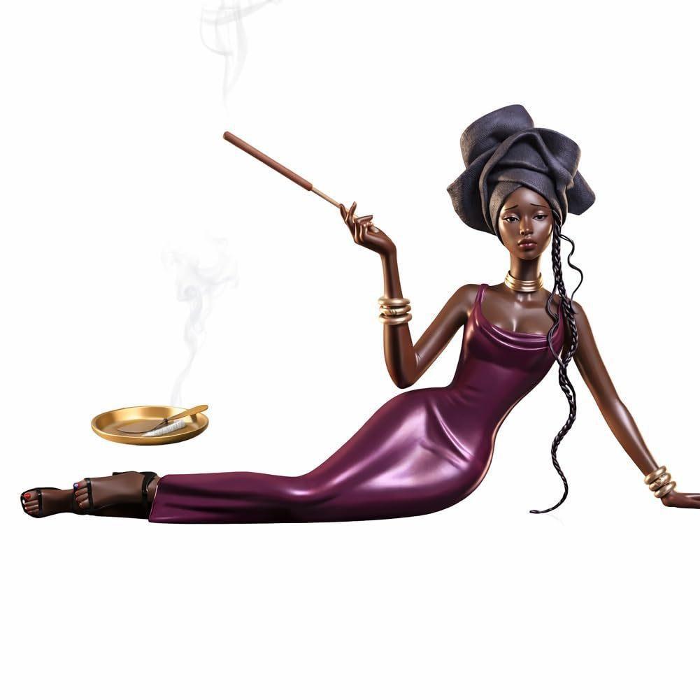 Elegant Lady Incense Holder - Resin Figurine Incense Stick Burner for Home Decor & Aromatherapy