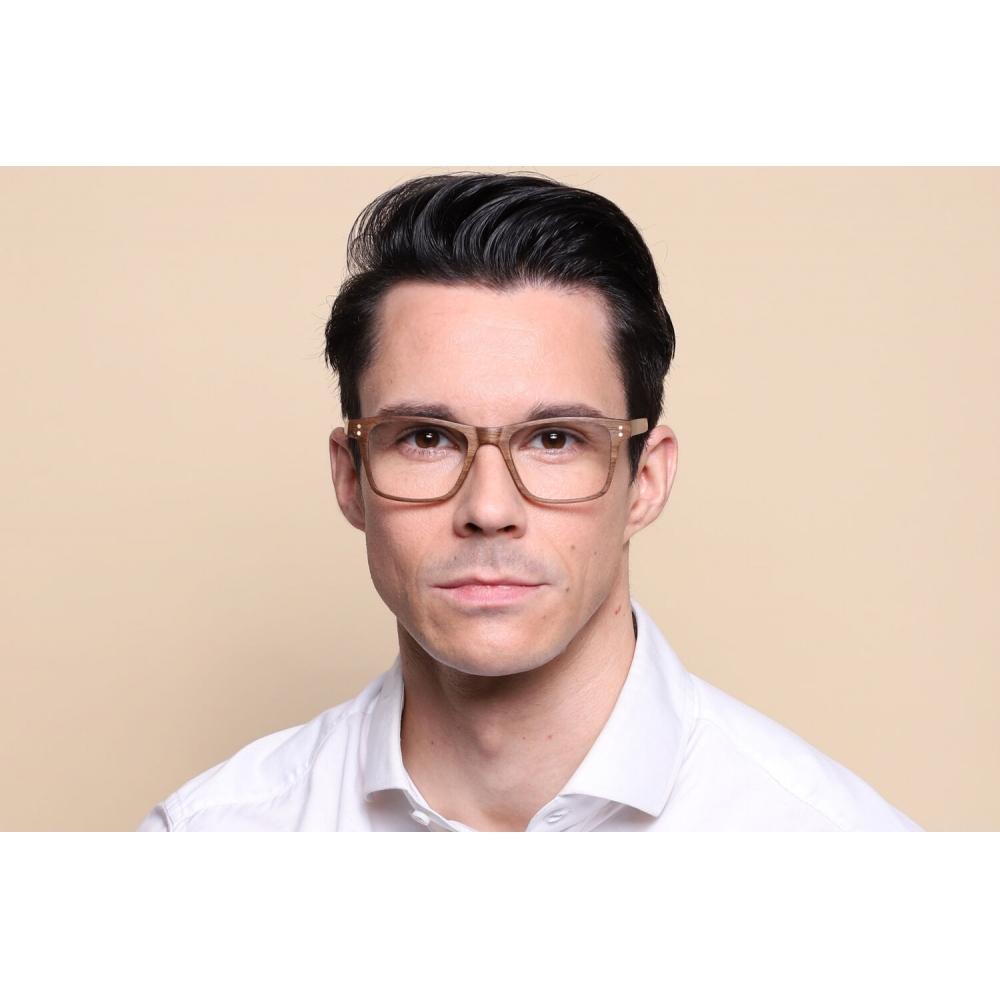 Oh My Woodness  Quirino Wp303 Rx A06 21 Unisex Eyeglasses