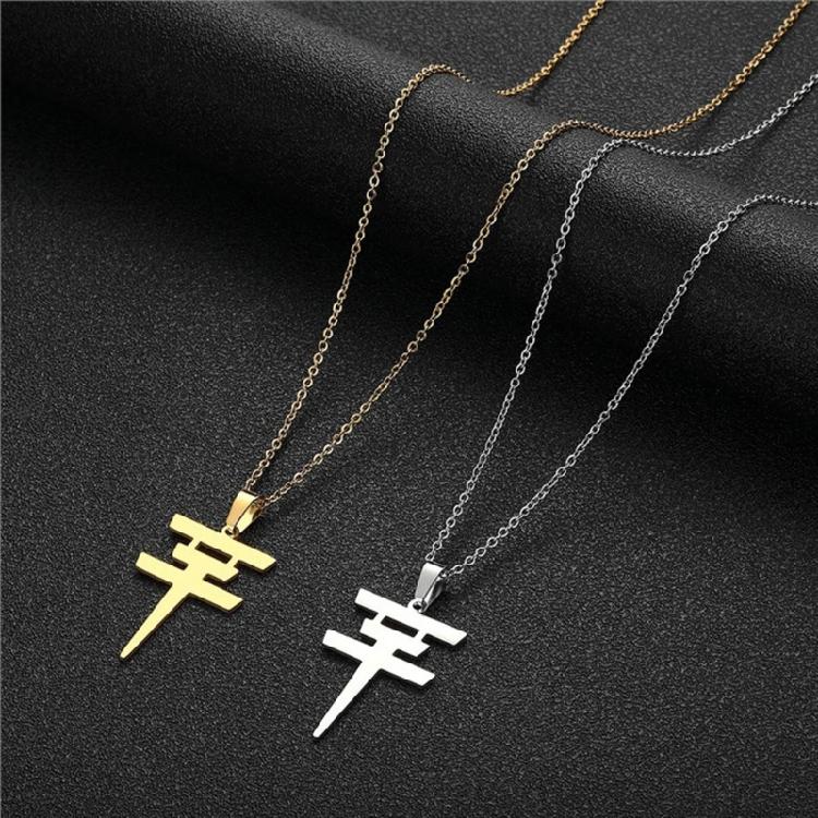 Unique Pendant Necklace Charm Stylish Stainless Steel Jewelry for Women and Boys