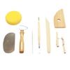 Pottery Tool Set: Clay Carving Double-Headed Wire Knife & Trimming Tools