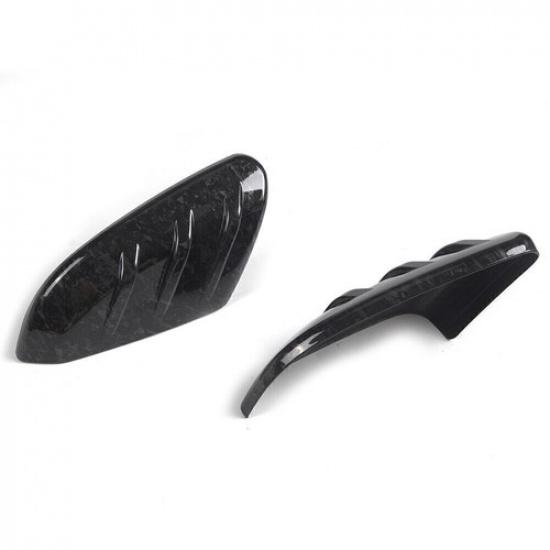 2x For Honda Civic 10TH 2016~2021 Forgen Add On Rearview Mirror Cover Cap Trim