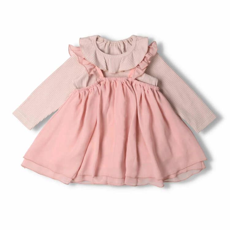 [Children's Clothing] Kid's Zoo (Kids Zoo) Bodyall and One Piece Set 70cm-90cm W60703
