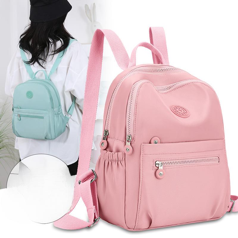 New Women's Casual Backpack Outdoor Travel Backpack Fresh Korean Women's Bag Nylon School Bag