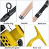 Feeder Fishing Rod and Fishing Reel Portable Fishing Rod Feel Full Kit for Bass Carp Outdoor Fishing