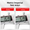 Electronic Ruler Portable Digital Pachometer New Professional Metal Vernier Caliber Woodworking Measuring Tools