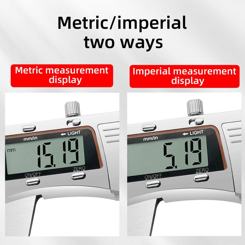 Electronic Ruler Portable Digital Pachometer New Professional Metal Vernier Caliber Woodworking Measuring Tools