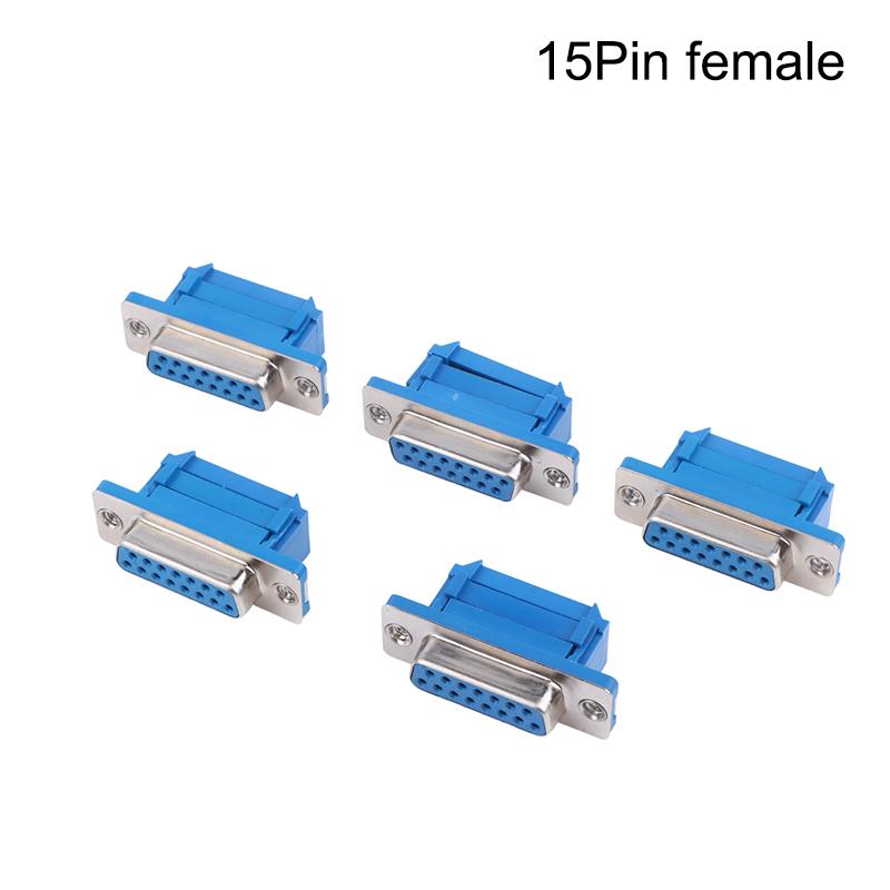 5Pcs Didc Male Female Serial Port Connector Solderless Connectors Db9 Rs232 Serial To Terminal Female Male Adapter Connector
