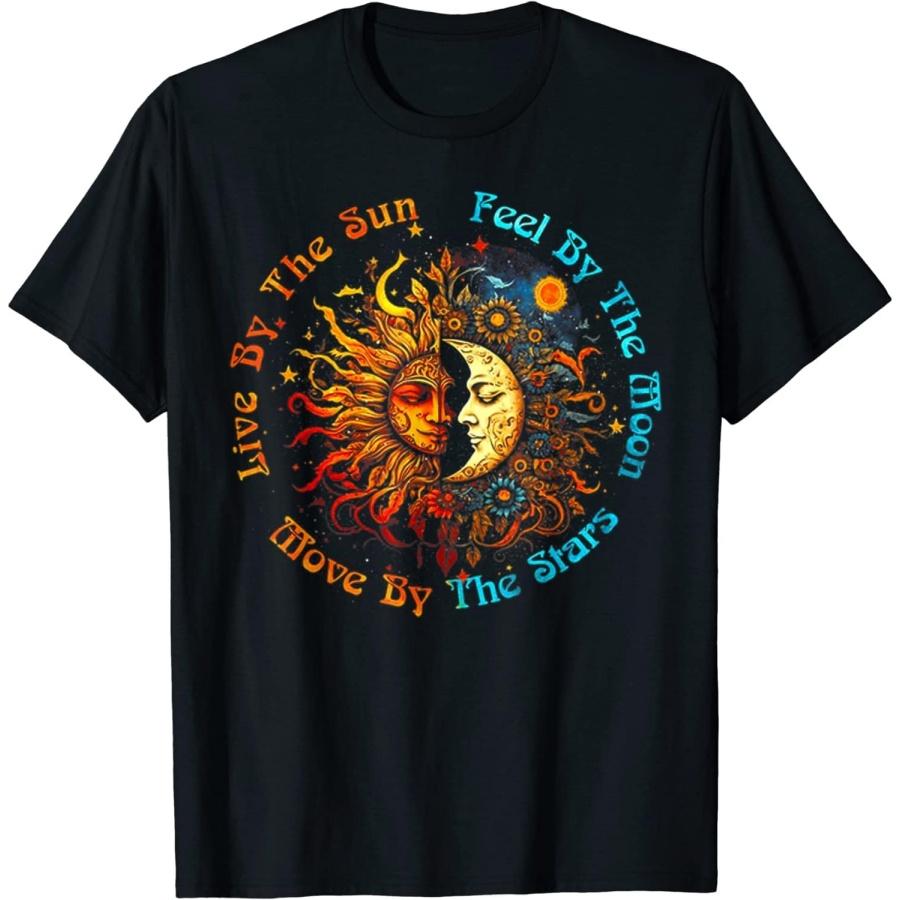 YBAB Live by The Sun Feel by The Moon Move by The Stars T-Shirt XXXXXL разноцветный