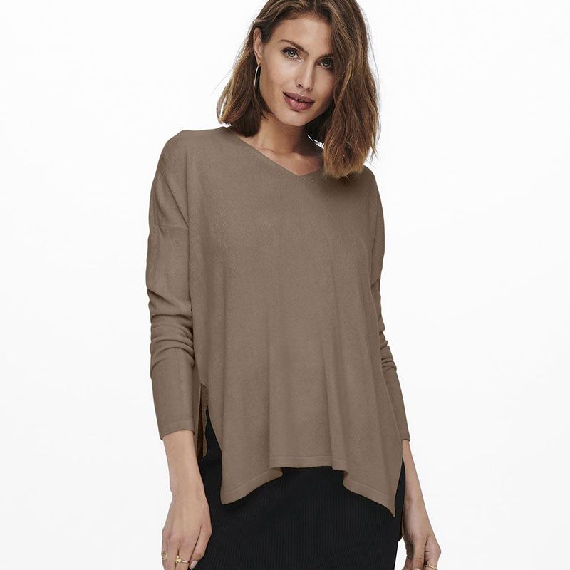 Pull Amalia Femme ONLY L светло-коричневого