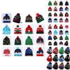 Unique Patterned Christmas Beanie Hat With Bright Led Lights For Winter Cheer