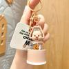 Cartoon Little Bear Night Light Keychain: Cute Gift & Backpack Pendant