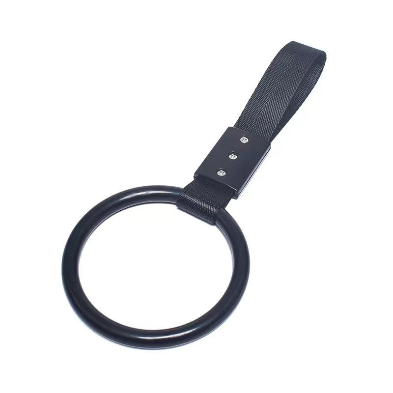 Colorful Car Tow Strap Ring Train Bus Handle Hand Strap Styling Drift Charm Strap Auto Accessories Universal