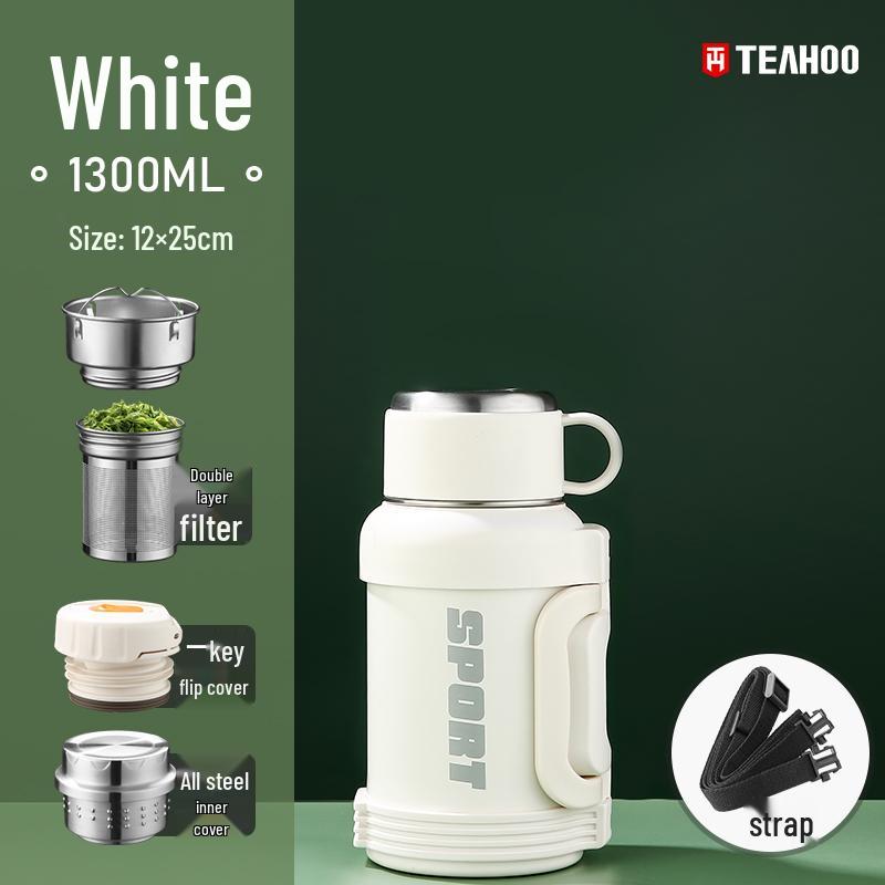 

Qihu Large Capacity Stainless Steel Thermos Flask for Outdoor, Car & Home Travel