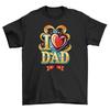 Heart Dad Ribbon T-shirt - Show Dad Some Love! Funny Tee with a Heartwarming Des