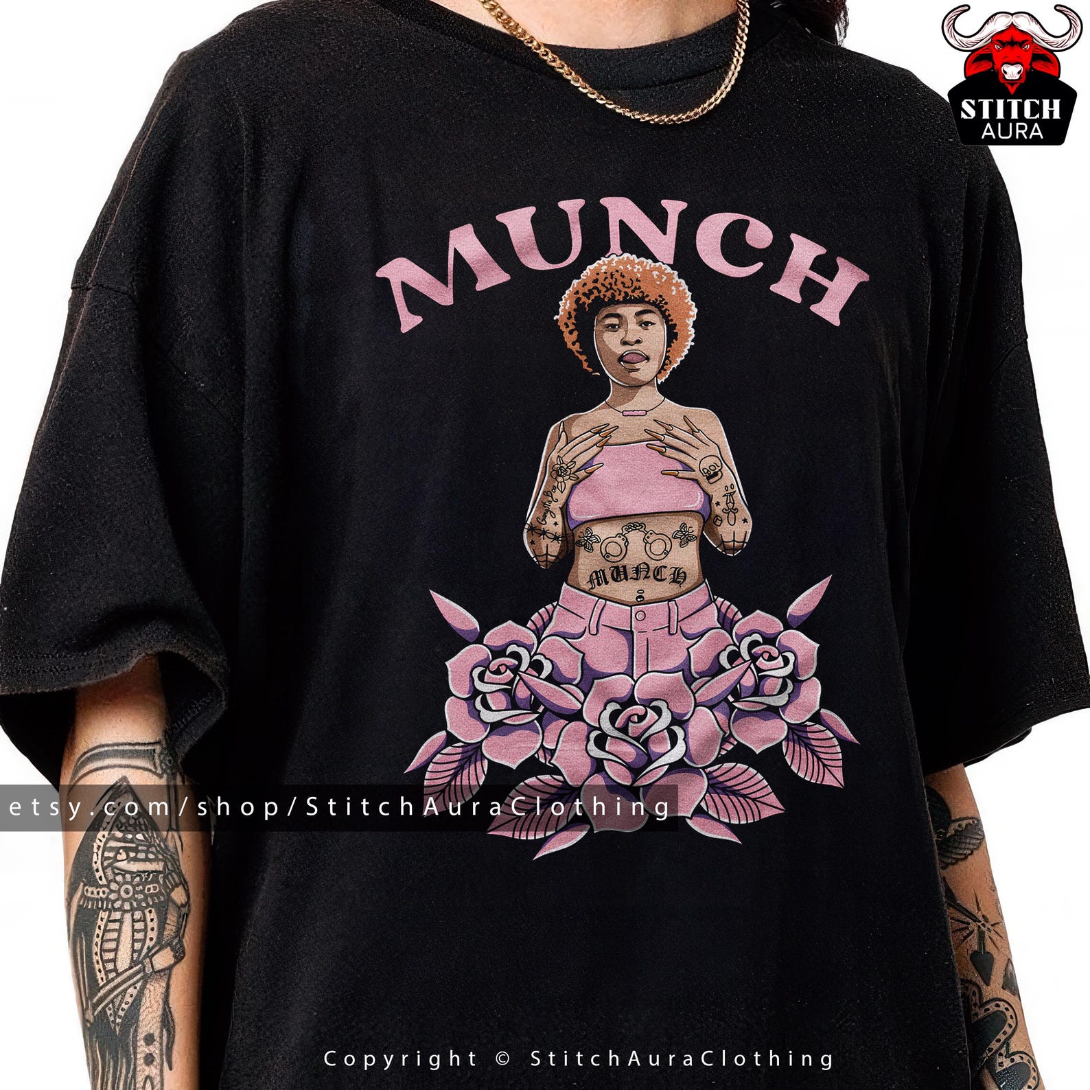 Certified Munch Funny Meme T-Shirt For Woman,Funny Inappropriate Shirt,Offensive Merch,Cringy Hoody,Ice Munch TShirt,Spice Fun Graphic Tee S