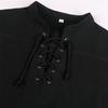 Men's Gothic Warrior Bandage Short Sleeve Medieval Shirt