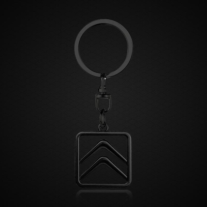 1Pcs Metal Car Keychain Badge Key Chain Rings Car Accessories For Citroen C1 C2 C3 C4 C5 C6 C8 C4L DS3 DS4 DS5 DS5LS DS6