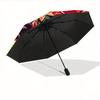 1pc Demon Slayer Tanjiro's Automatic Open/CloseUmbrella, Portable Compact Umbrella for Men & Women Y031