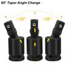 360 Degree Impact Universal Joint-Socket Swivel Knuckle Joint Air Wobble Socket Adapter Extension Electric Wrench 1/2 3/8 1/4