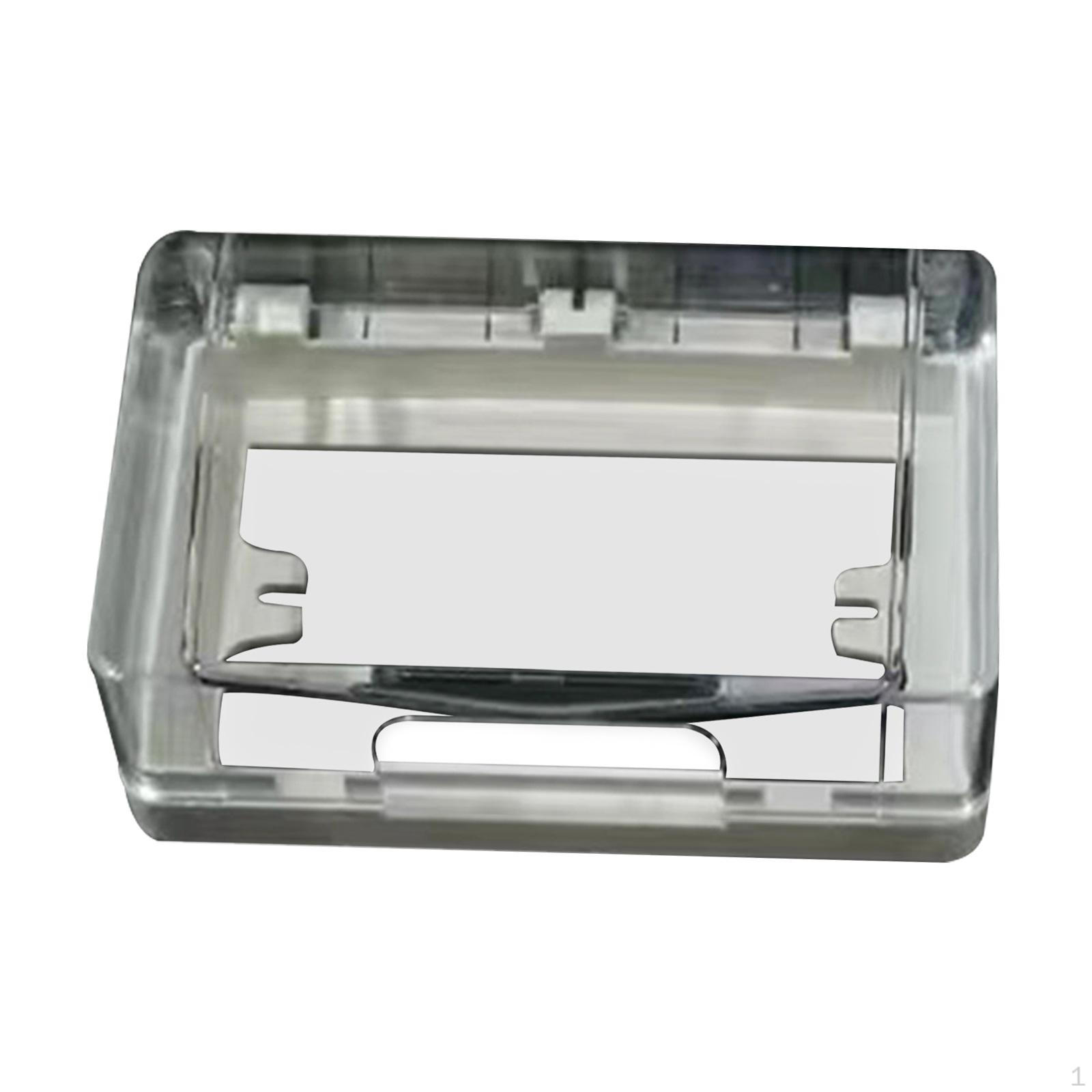 

118 Type Wall Switch Socket Cover, Electrical Outlet Cover Box for Indoor Office Kitchen Home White Style A