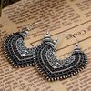Vintage Heart Ear Stud Earrings Long Earrings Drop Dangle Earrings Women Jewelry