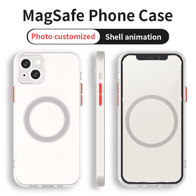 iPhone 16 Pro Max Magnetic Frosted Case with Skin-Feel, Magsafe Compatible