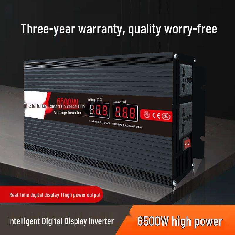High-Power Pure Sine Wave Smart Inverter: 12V/24V/48V/60V To 220V for Car and Home Use
