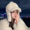 Fluffy Winter Cap Plush Plush Hat Cozy Ear Protection Hat  for Women