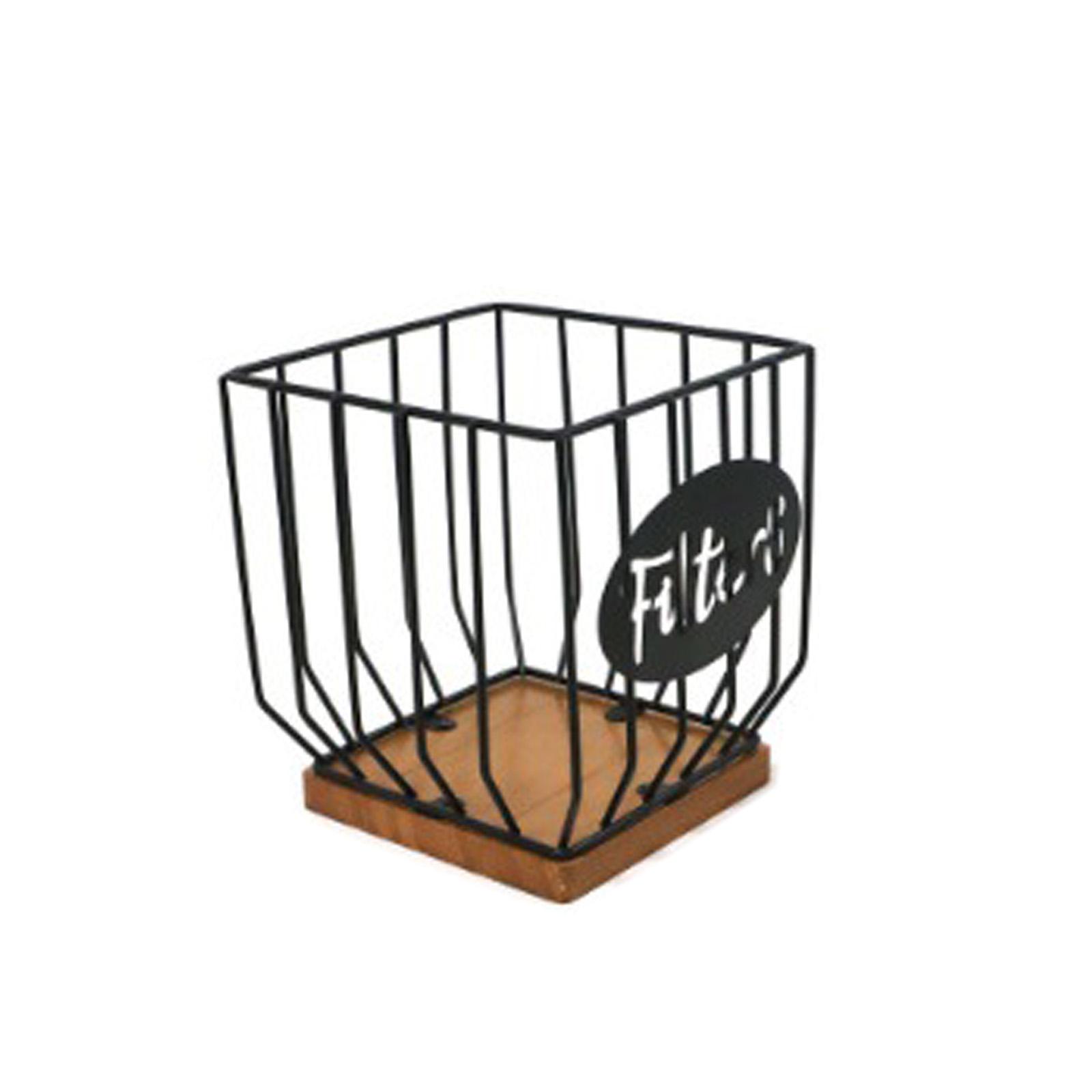 

Универсальная корзина для хранения фруктов, удобный органайзер для кофейных капсул, корзины для овощей большой емкости для кухонной стойки NC