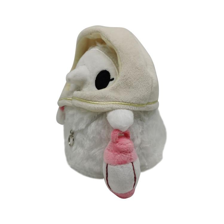 Glow In the Dark Plague Doctor Plush Toy, Absorbing Light Nurse Crow Stuffed Animal, Scary Cute Doll Gift for Halloween